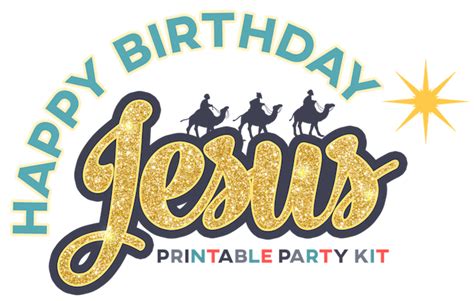 Happy Birthday Jesus Party Pack — Teach Sunday School