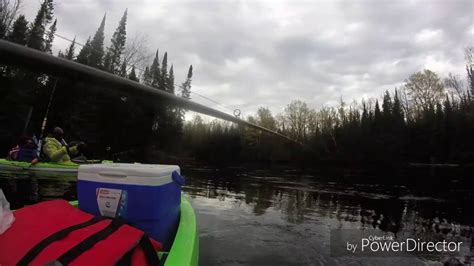 Ausable River Kayak Fishing Trip 2017 - YouTube