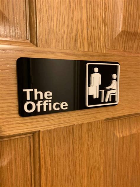 The Office TV Show Door Sign Laser Cut Personalized Michael Scott - Etsy