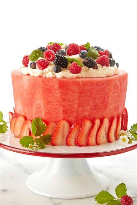 Watermelon Cake | Recipe | Savoury cake, Watermelon cake, Fruit birthday cake