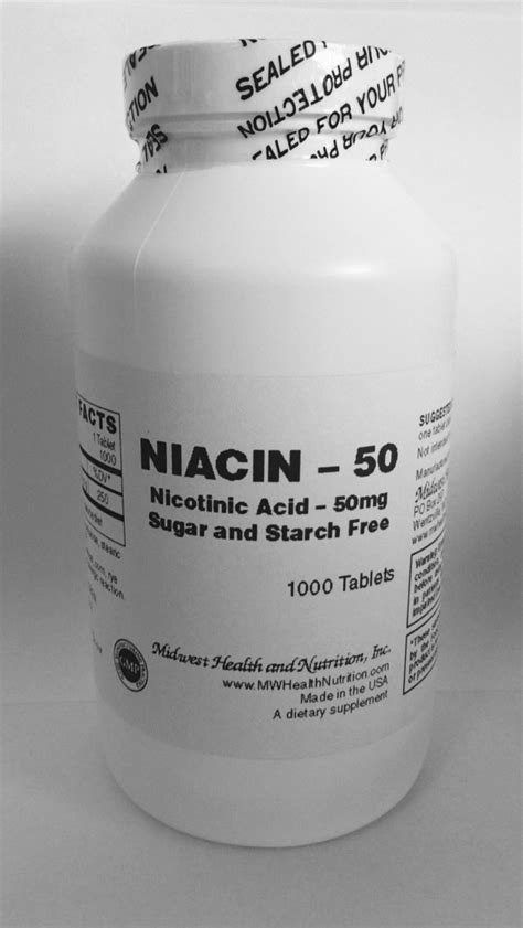 Niacin-50 Tablets 1000 count