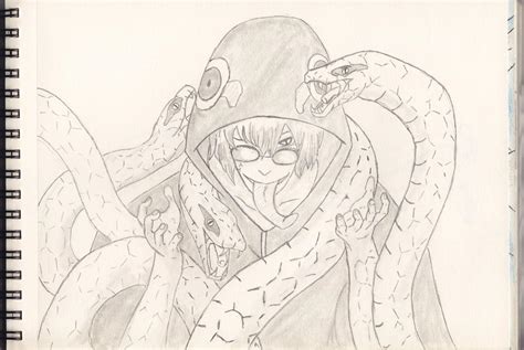 kabuto snake sage mode naruto character by dmyx on DeviantArt