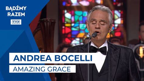 Andrea Bocelli - Amazing Grace | Koncert "Cud Życia" - YouTube