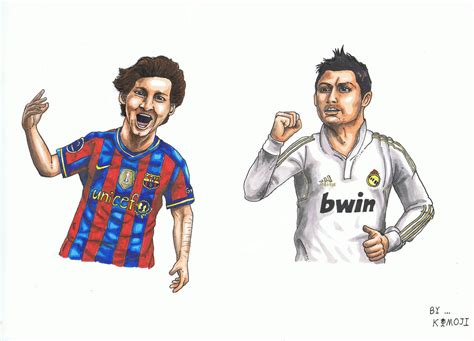 Messi And Ronaldo by kim0ji on DeviantArt