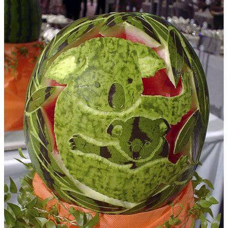 Amazing Watermelon Carving Art – Design Swan