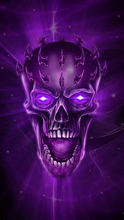 Purple skull theme. #wallpaper | Skull artwork, Skull wallpaper, Skull art drawing