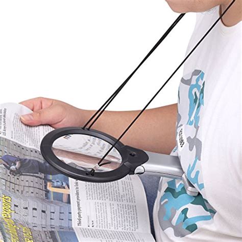 Hands Free Lighted Reading Magnifier, Dicfeos Extra Large Neck Wear ...