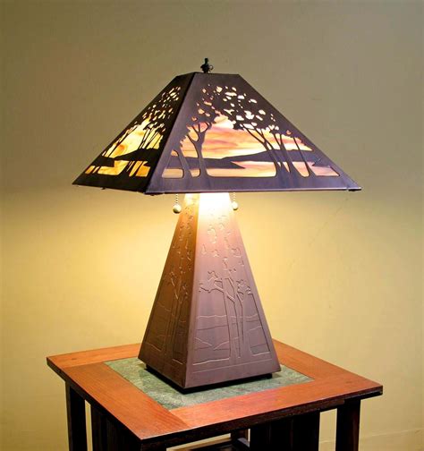 The Guild: James Mattson, Coppercraft | Lamp, Craftsman lighting, Craftsman lamps