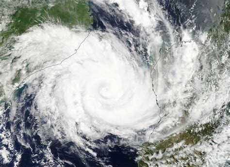 Tropical Cyclone Idai seen in Mozambique channel by NASA's Terra Satellite