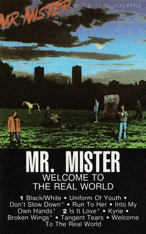 Mr. Mister - Welcome To The Real World (1985, Dolby System, Cassette ...