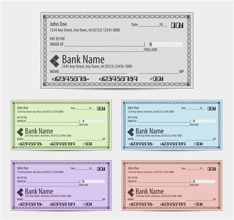 Printable Blank Cashiers Check