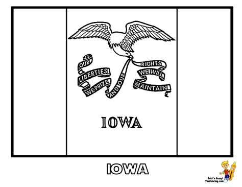 Kansas Flag Coloring Page Coloring Pages