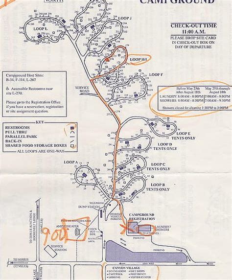 Canyon Campground, Yellowstone National Park, Canyon Village, Wyoming | Womo-Abenteuer