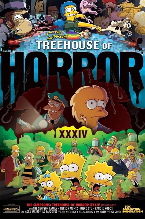 The Simpsons’ Treehouse of Horror 34 Poster Unveils Spooky Surprises in Springfield by Bringing ...