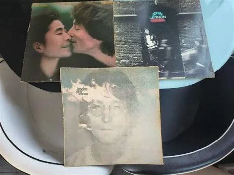 JOHN LENNON - Imagine original Vinyl LP + others with poster $8.58 - PicClick