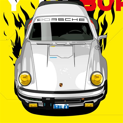 Johnny Silverhand's Prosche 911 Turbo x Cyberpunk 2077 / Jason's Posters - DaFreakz Meet ...