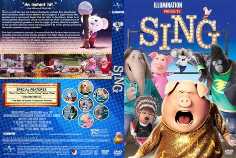 Sing Custom DVD Cover | Dvd covers, Custom dvd, Dvd cover design