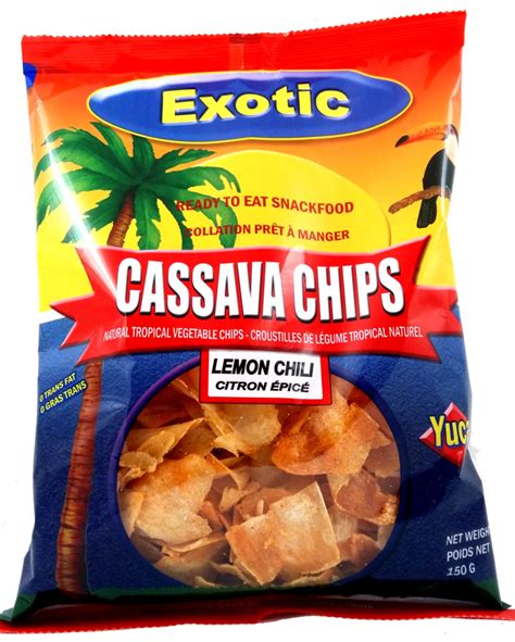 Exotic Cassava Chips Lemon Chile 150g - Fresh is Best on Broadway