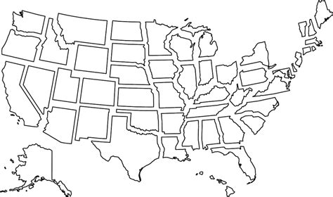 United States Map Printable Puzzle ~ Map Of United States Quiz Inspirationa United States Map ...