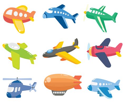 Free Cartoon Airplane Vector Vector Art & Graphics | freevector.com