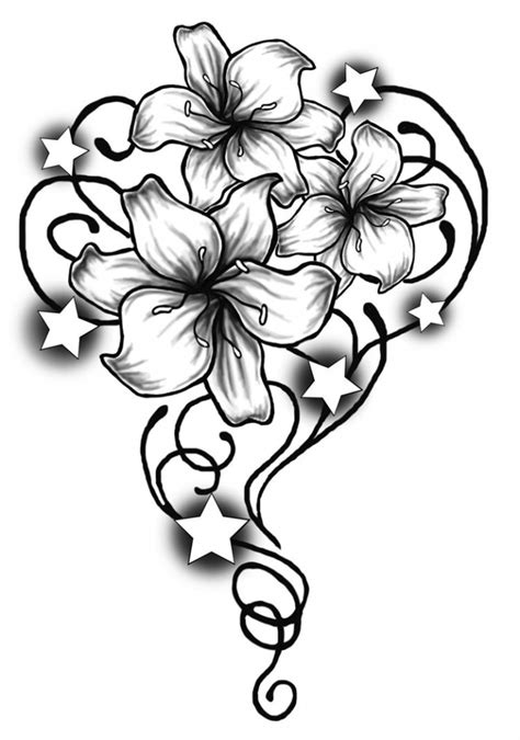 Hawaiian Flowers Drawing at GetDrawings | Free download