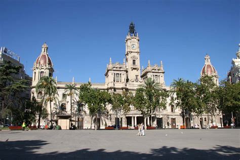 Valencia, Spain, Front view of the City Hall