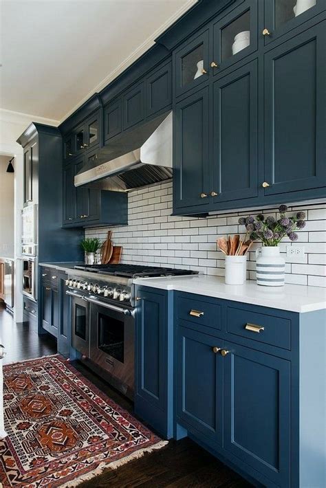 48+ this is how you rock blue cabinets in the kitchen 10 | Kitchen ...