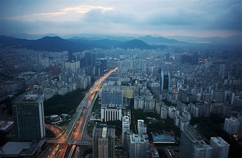 Seoul Seoul Skyline Seoul Seoul Background, High Resolution, Daytime ...