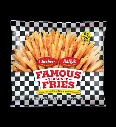 Checkers / Rally's Famous Seasoned Fries, 48 oz (Frozen)