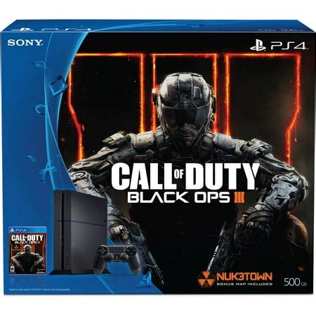 PlayStation 4 500GB Console Bundle with Call of Duty Black Ops III (PS4) - Walmart.com