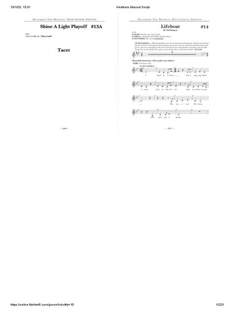 Heathers Musical Script | PDF