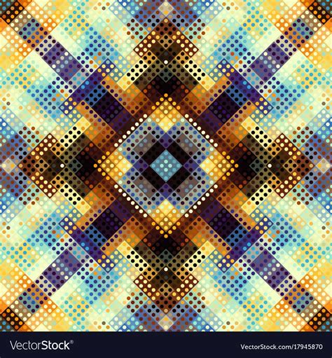 Geometric abstract pattern Royalty Free Vector Image