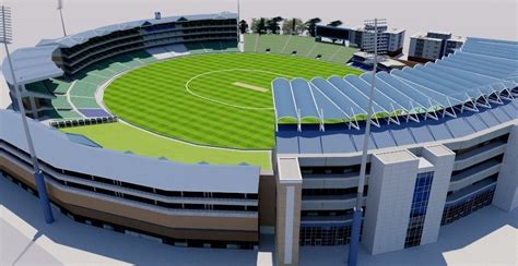 3D model Wanderers Stadium - Johannesburg VR / AR / low-poly | CGTrader