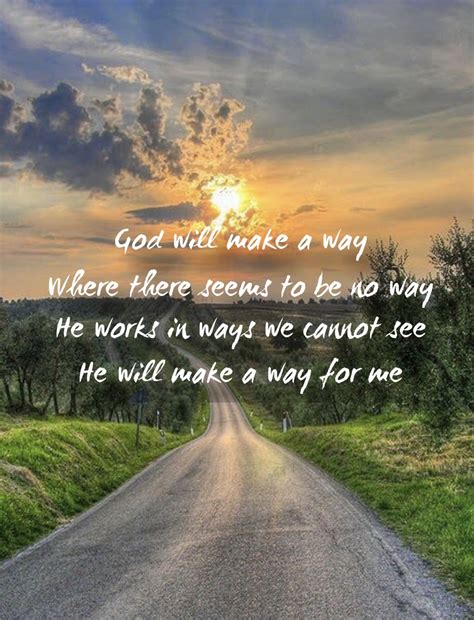 God Will Make A Way Inspirational Quotes - ShortQuotes.cc