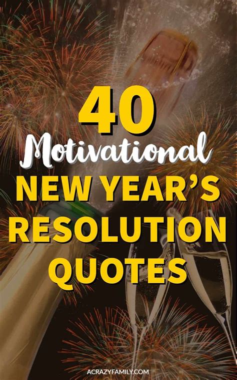 40 Motivational New Year’s Resolution Quotes | New year resolution ...