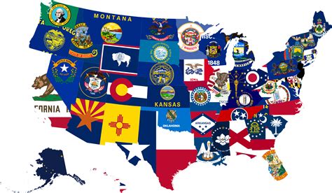 State Flags Map