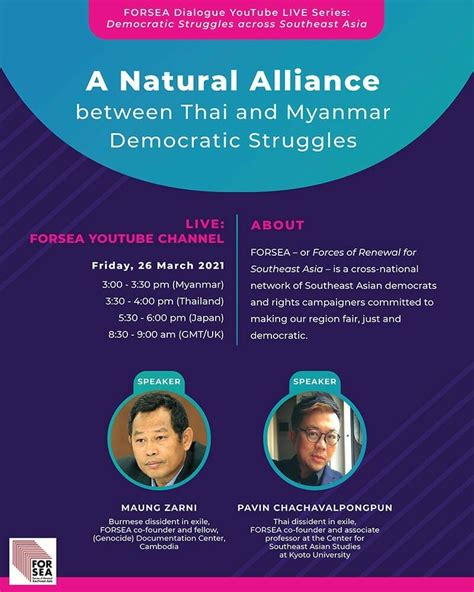 FORSEA Dialogue on Democratic Struggles across Southeast Asia: A ...