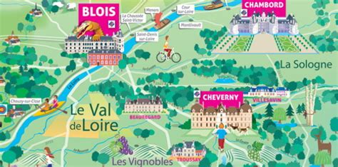 Loire Valley Castles Map