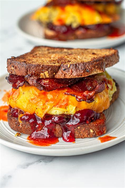 Bacon Egg and Cheese Sandwich Recipe | Meiko and The Dish