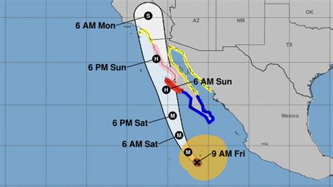 Hurricane Hilary is headed to California. See the path, impact ...