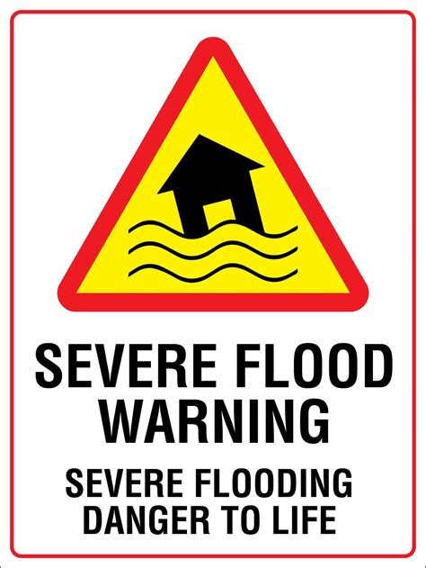 Severe Flood Warning Sign – New Signs