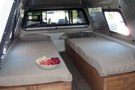 14 Camper Shell Interior Ideas For Comfortable Truck Camping - The Wayward Home