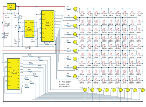 100 Led Running Light Circuit Diagram Pdf | Shelly Lighting