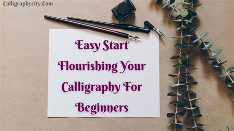 Easy Start Flourishing Your Calligraphy | Flourishing Tutorial For ...