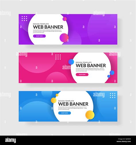 Website banner ui ux Stock Photo - Alamy