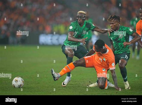 February 11 2024: Victor James Osimhen (Nigeria) controls the ball ...