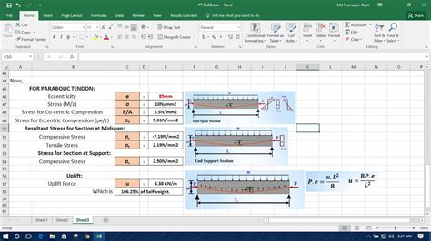 Post Tensioned Slab Design Excel - Design Talk