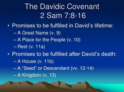 PPT - The Davidic Covenant – Part I PowerPoint Presentation - ID:5392522