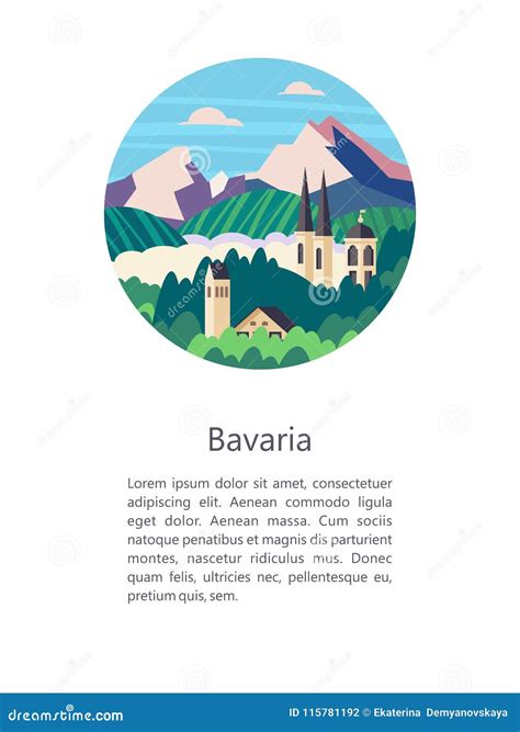 Bavaria Vector Map Silhouette Illustration Isolated On White Background ...