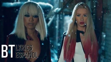 Iggy Azalea - Black Widow ft. Rita Ora (Lyrics + Español) Video Official - YouTube Music